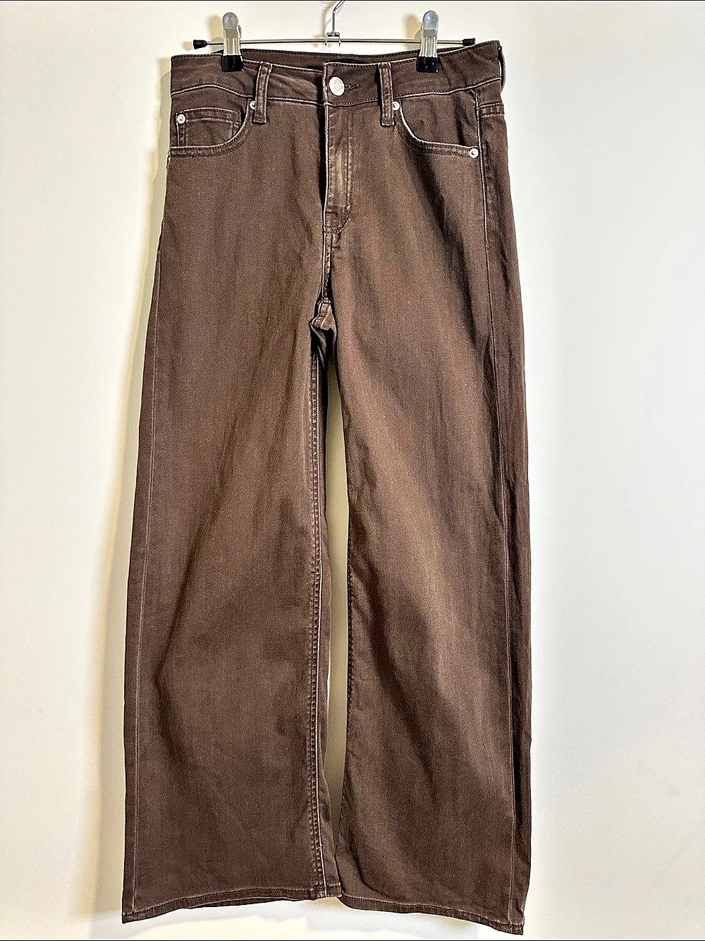 Quince Wide Leg Jeans in Brown Like New